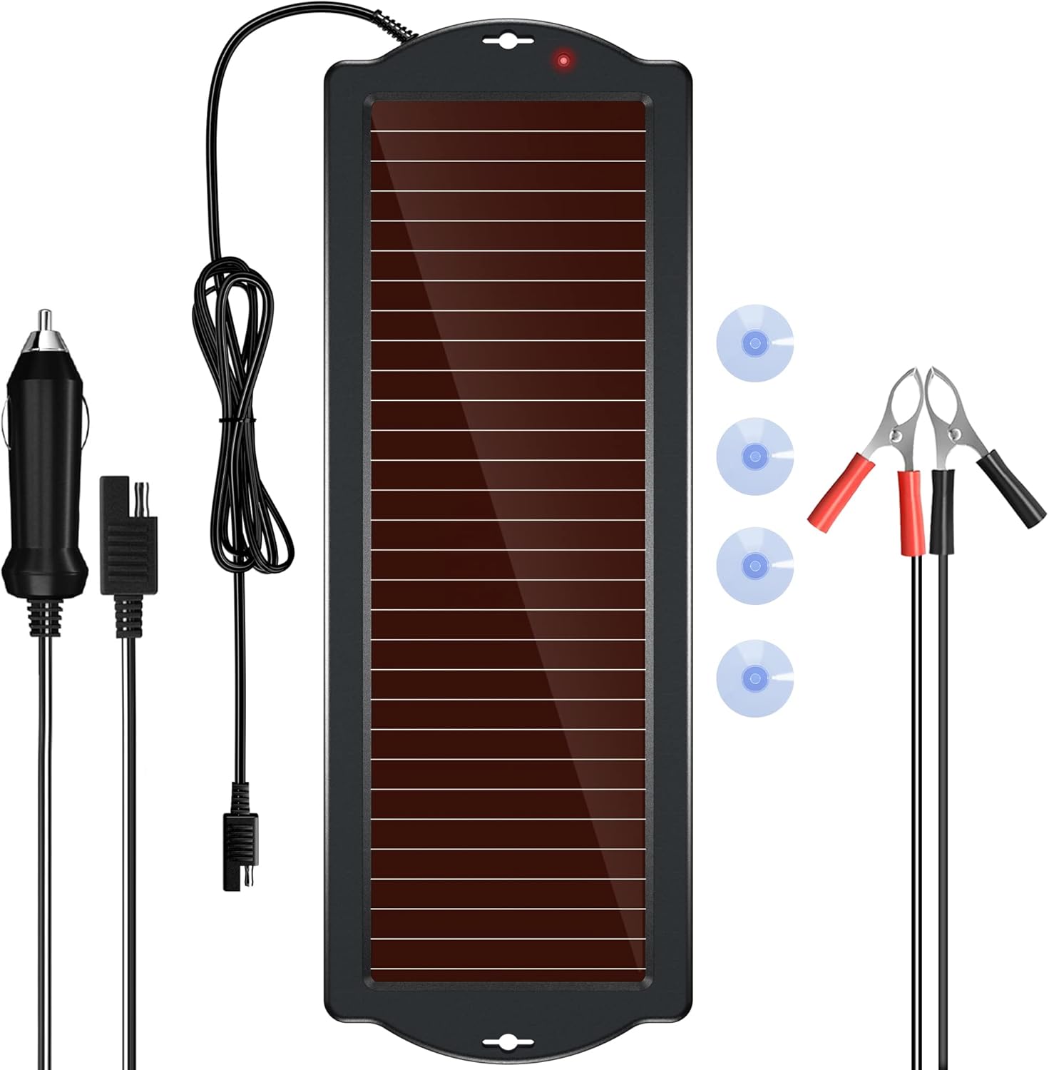 Oymsae 1.8W Solar Panel Battery Charger